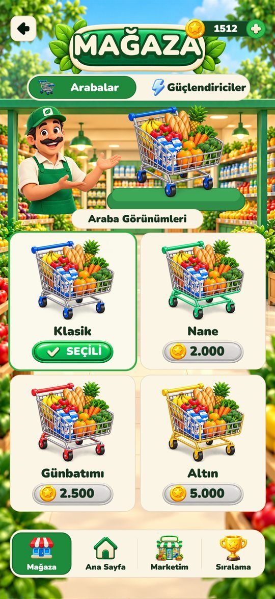 Cart skins in the Market Jam shop