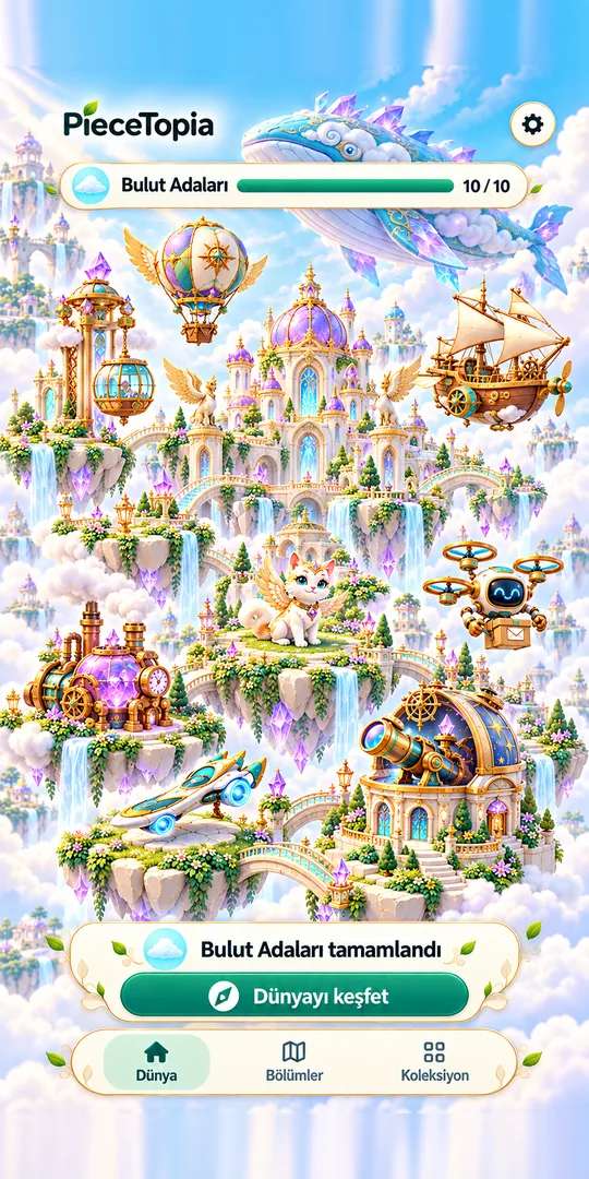 Cloud Isles world in PieceTopia